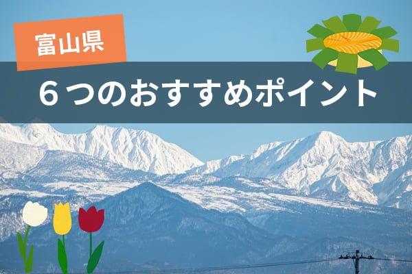 宿泊先選びに備え富山県の観光地としての魅力を理解しよう